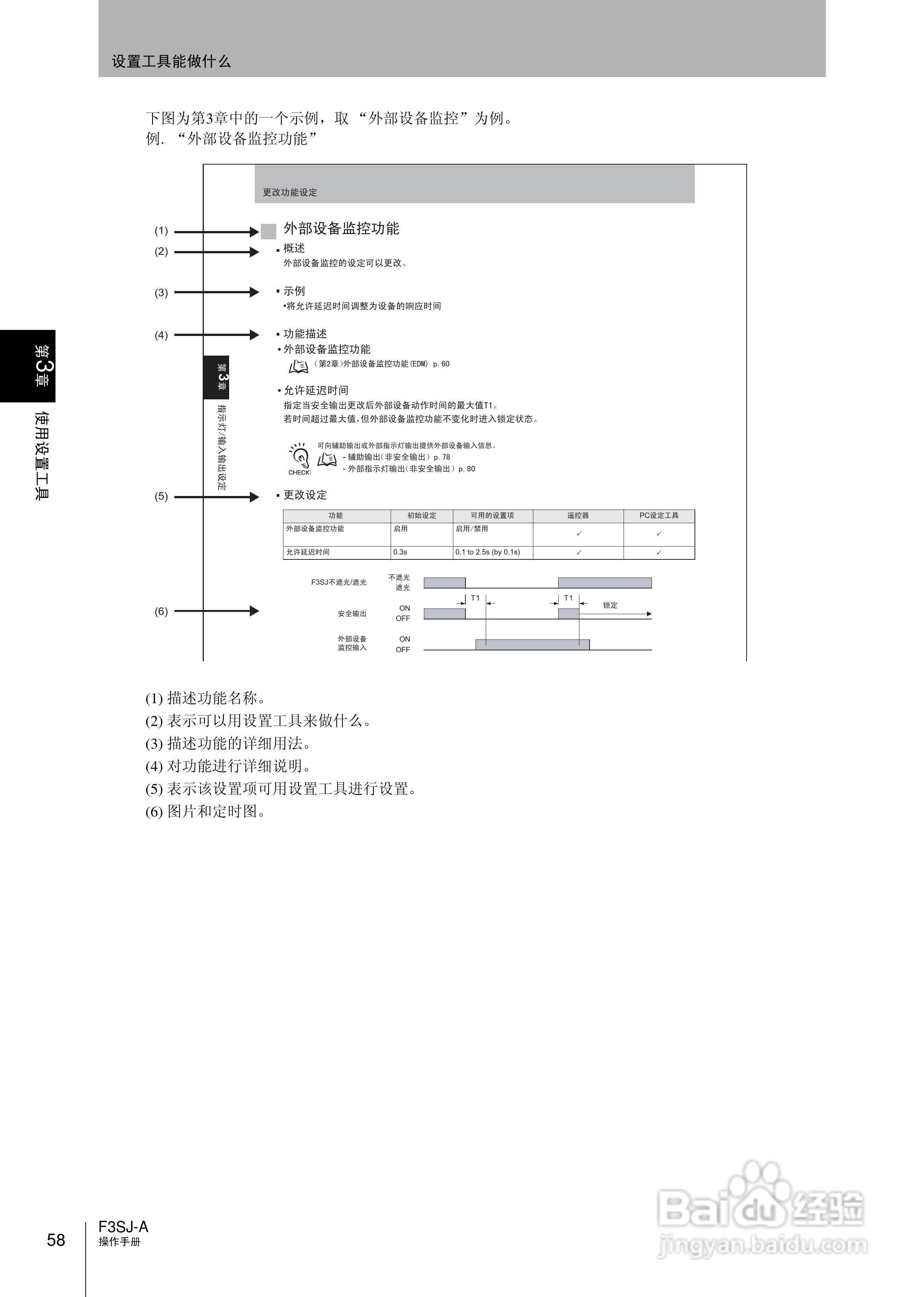 欧姆龙 F3SJ-A P系列安全光幕操作手册:[8]