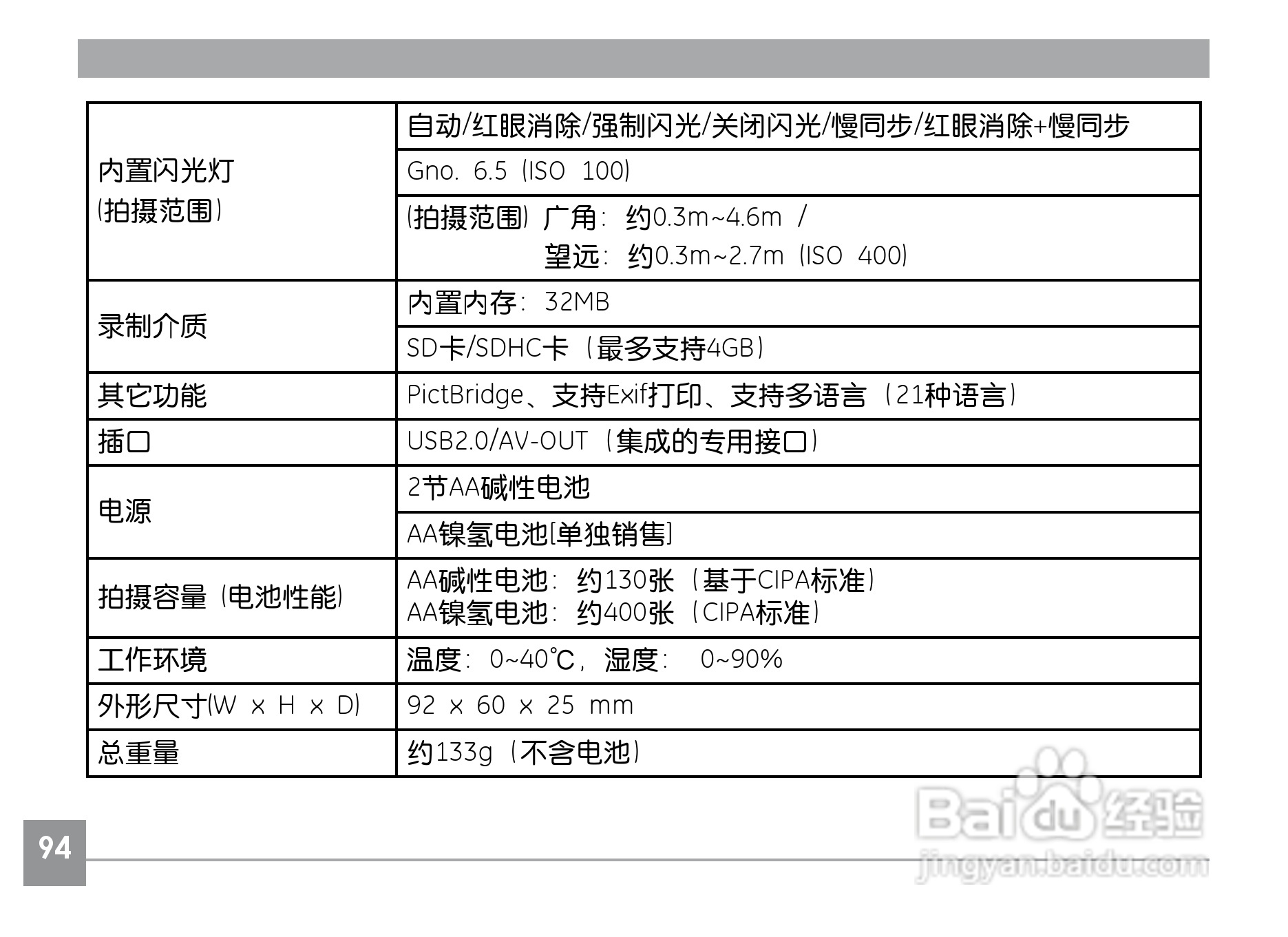 GE通用A735数码相机说明书:[10]