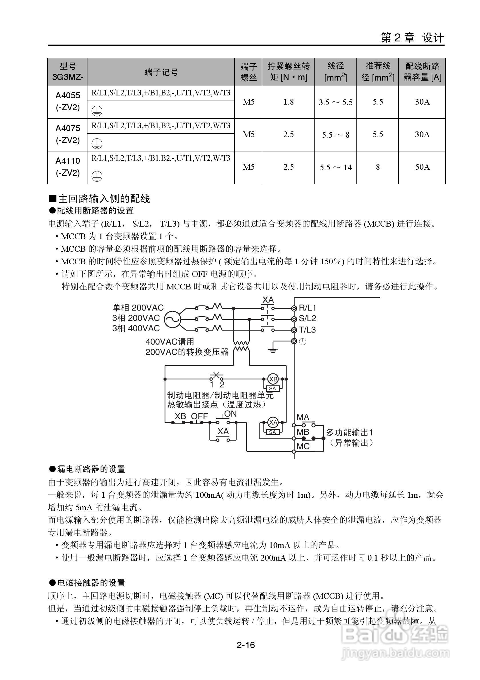 OMRON 3G3MZ系列变频器操作手册:[4]