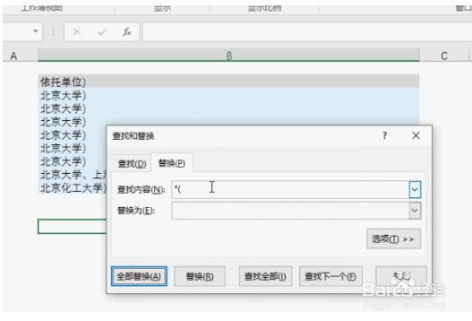 Ctrl + H在Excel中的应用