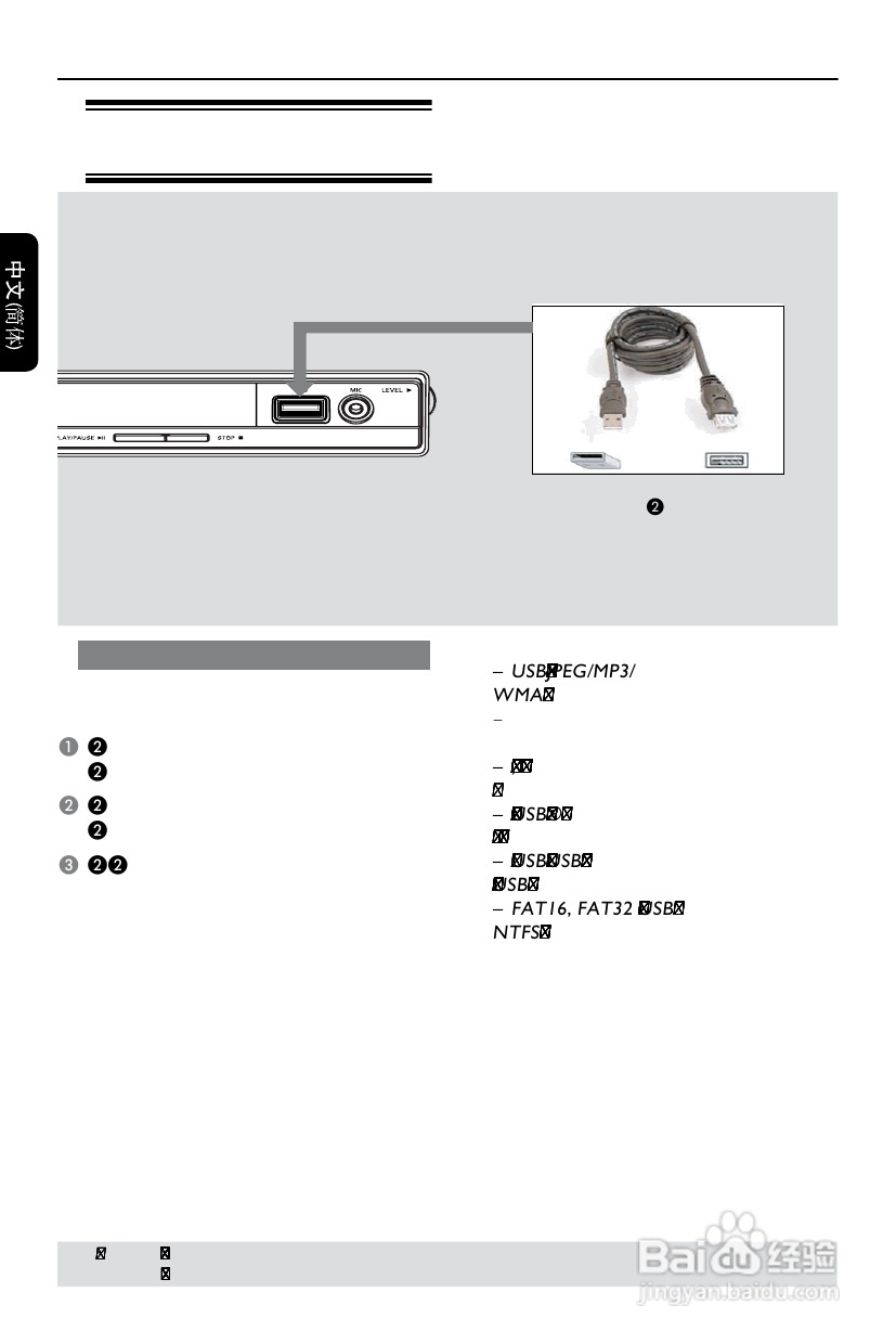 飞利浦DVP3166K/93 DVD播放机使用说明书:[1]