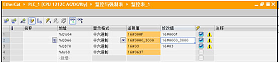 欧姆龙耦合器通过EtherCAT转profinet网关与西门子PLC1200连
