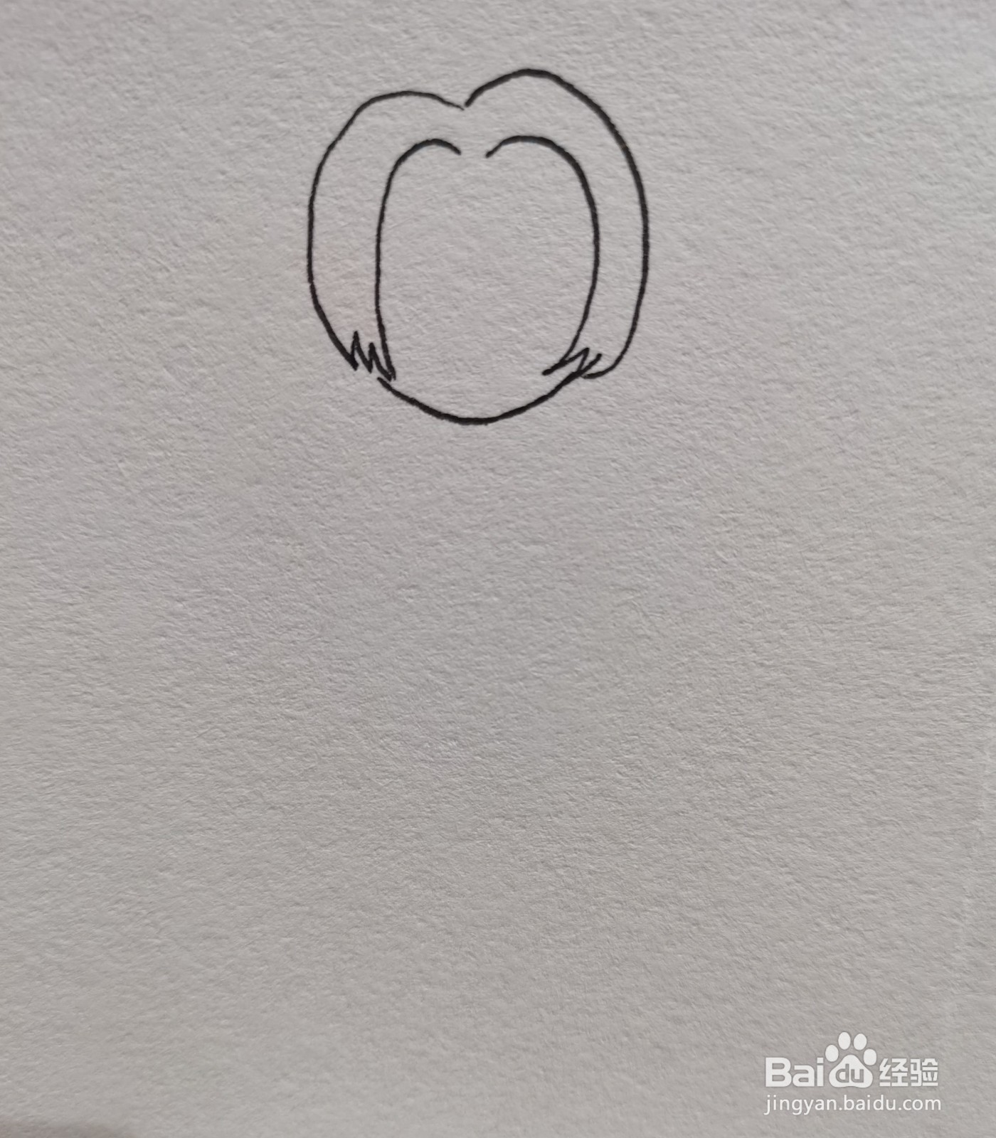 怎样画简笔画——可爱女孩