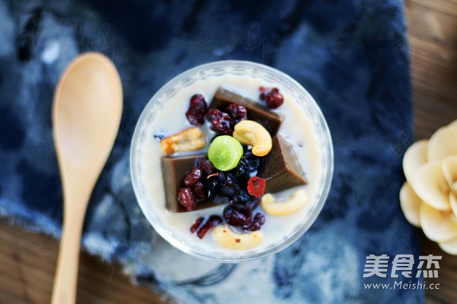 豆浆龟苓膏的做法
