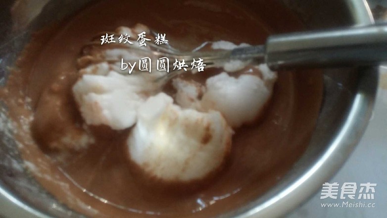 斑纹蛋糕的做法
