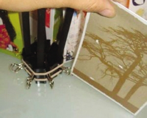 自制组合笔架+卡片架