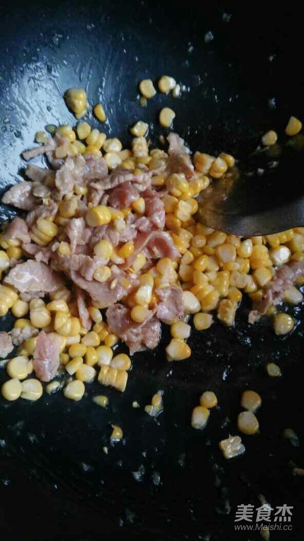 甜玉米炒豆腐丝