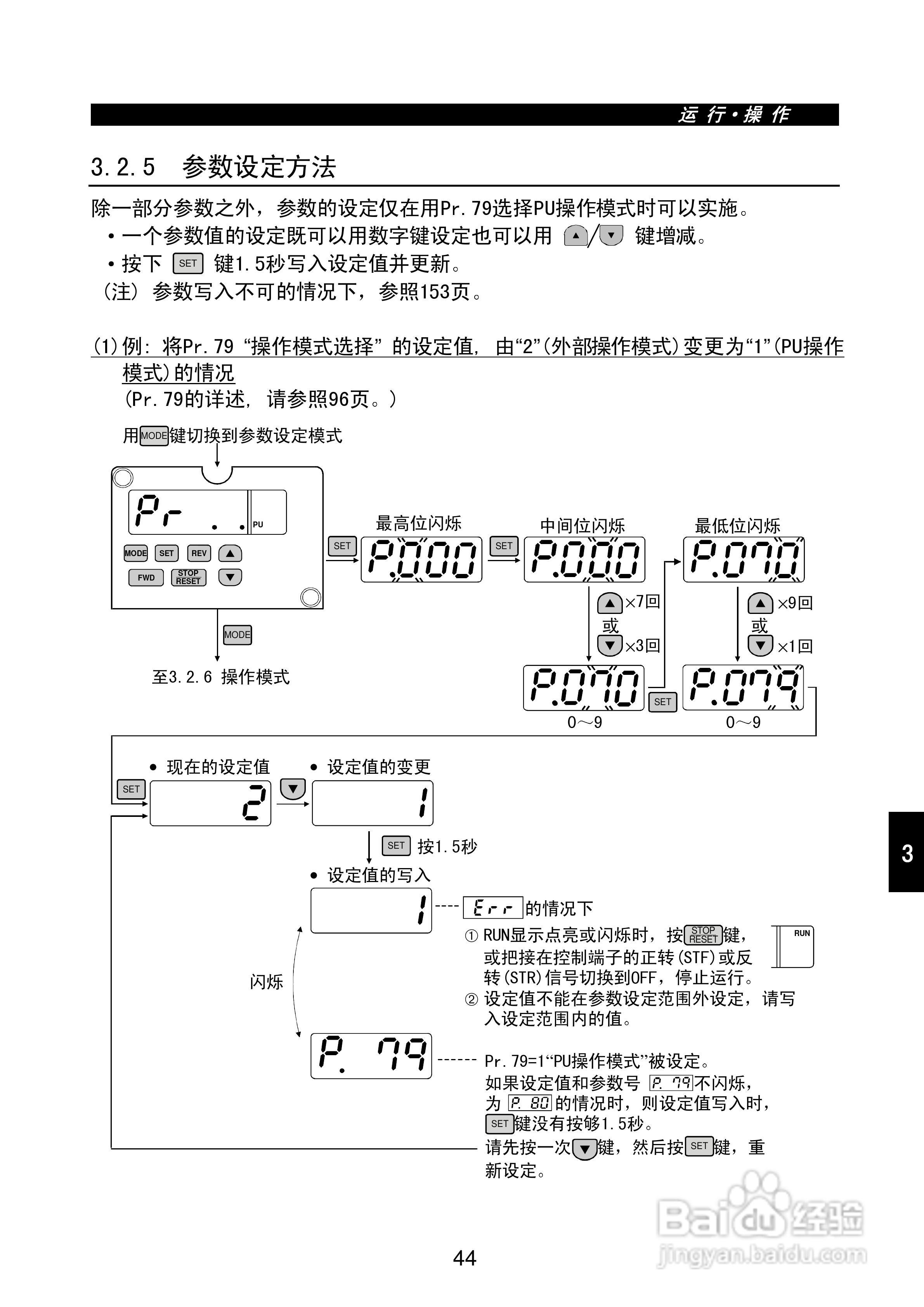 FR-E500系列变频调速器使用手册:[6]
