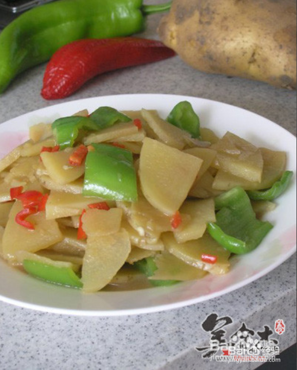 清炒土豆片的做法