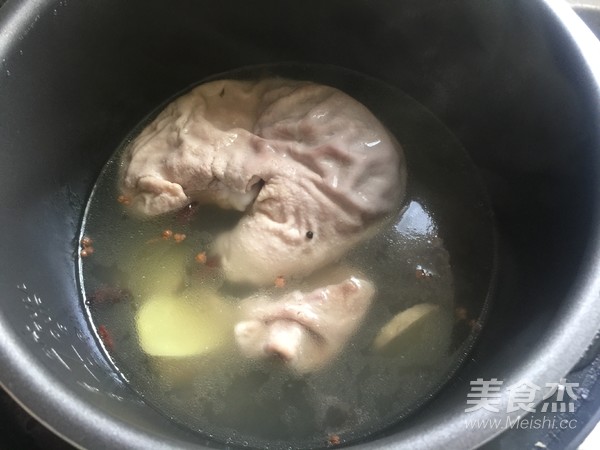 糟香猪肚的做法
