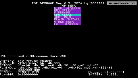 2.71PSP专用Devhook0.51引导使用教程