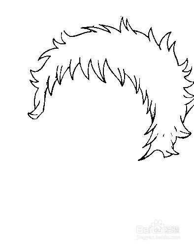 简笔画-如何画Q版人物银魂勘七郎的简笔画