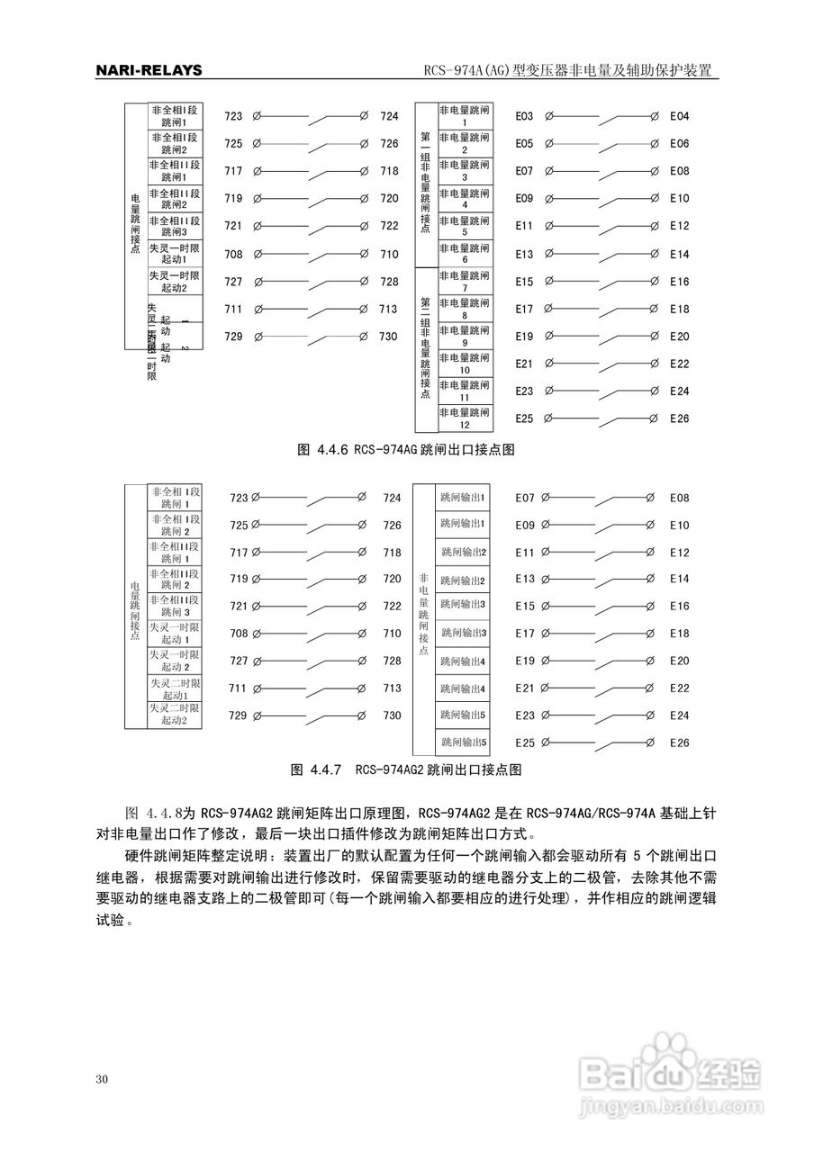 RCS-974A(AG)型变压器非电量及辅助保护装置使用说明书:[4]