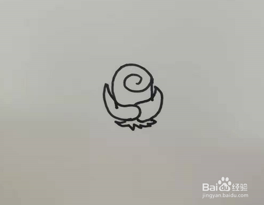 简笔画的玫瑰怎么画