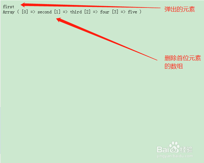 php中如何使用array_shift?