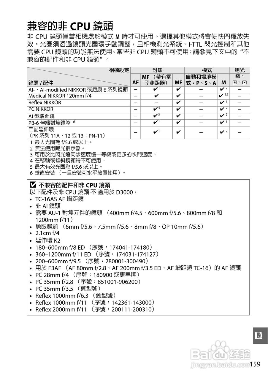 尼康D3000数码相机使用说明书:[18]
