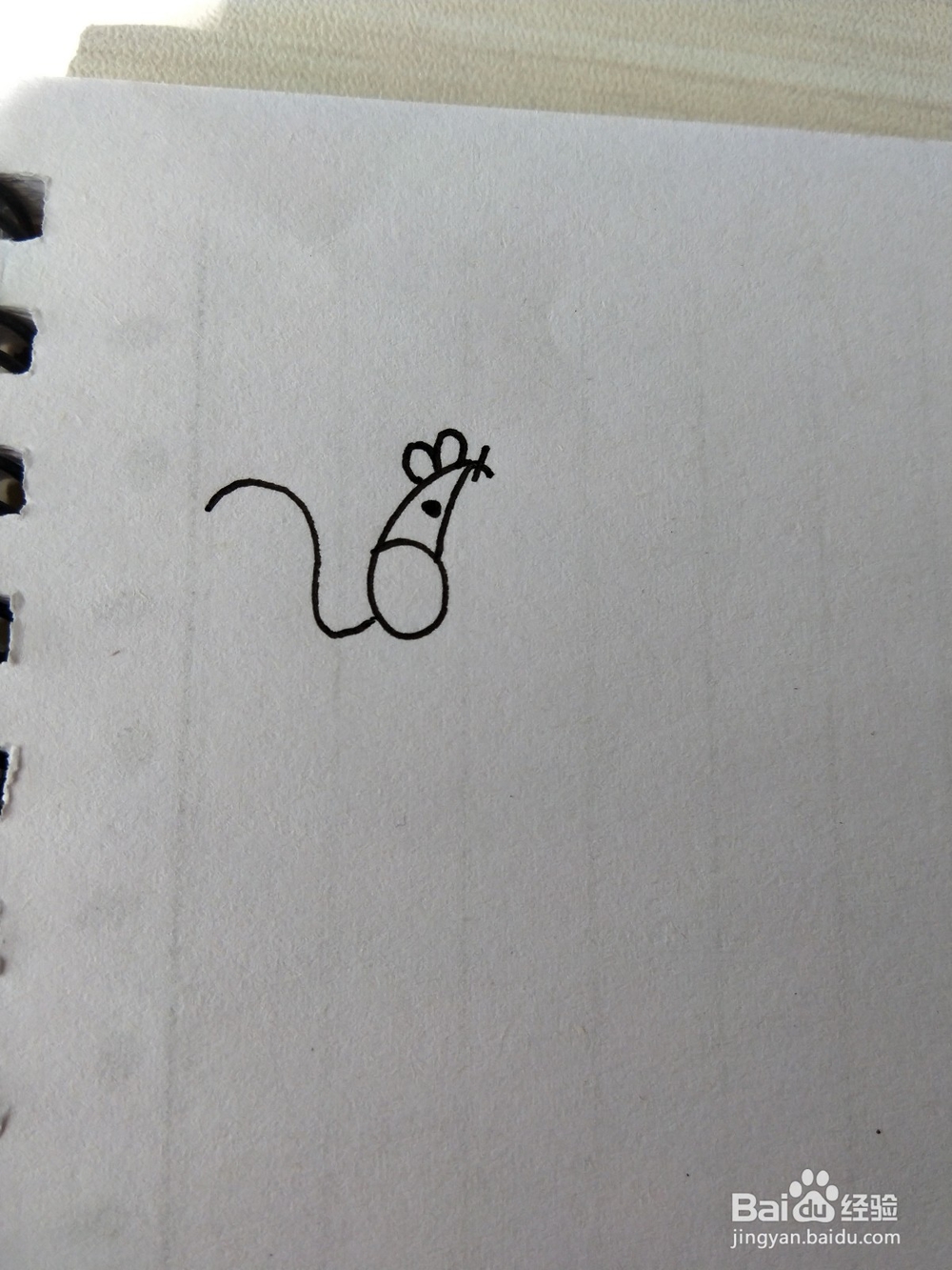 数字6怎样画老鼠