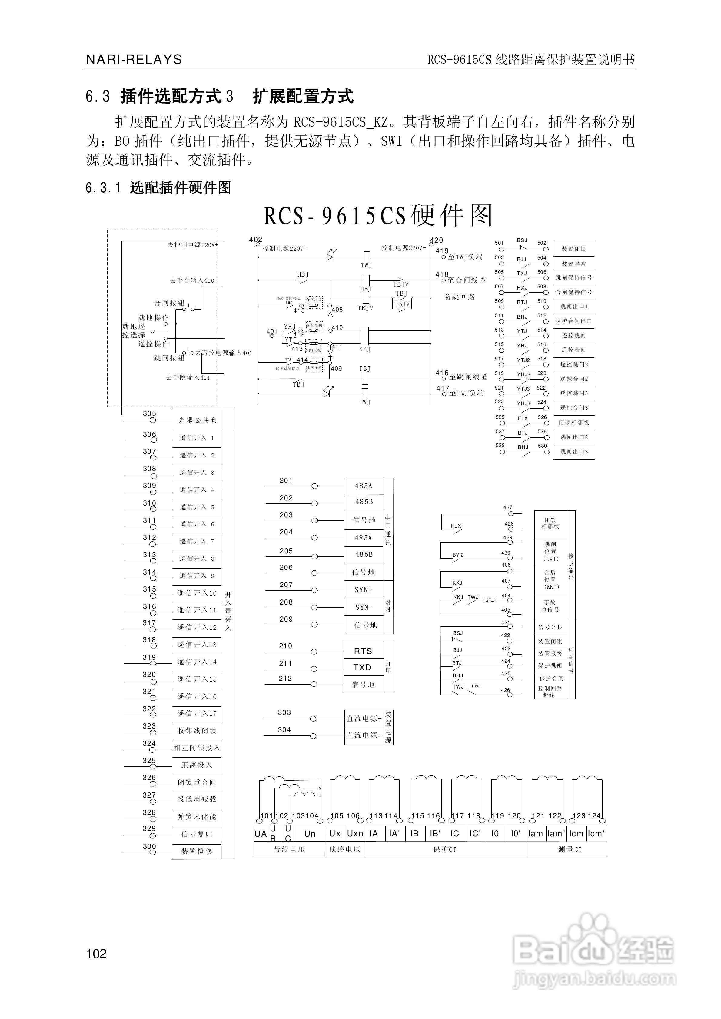 南瑞继保RCS-9681CS变压器后备保护测控装置说明书:[11]