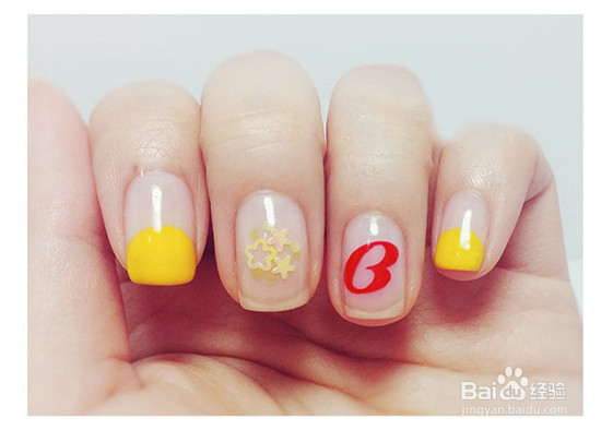 甜美圆法式美甲教程