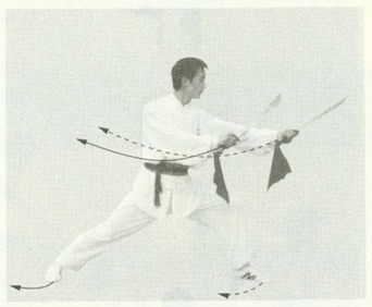 赵堡太极双刀舞花刀图解