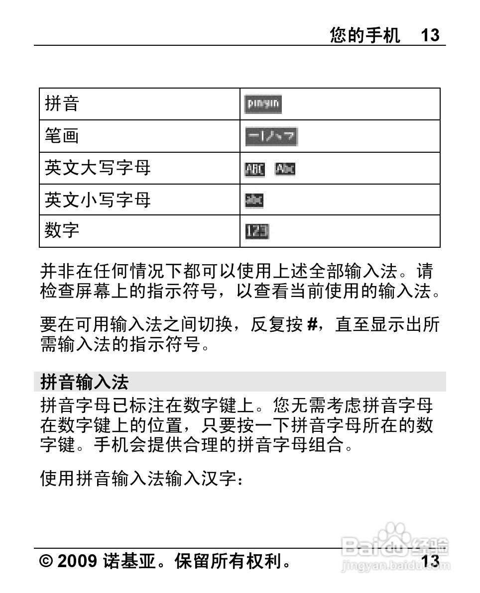 诺基亚1800手机使用说明书:[2]