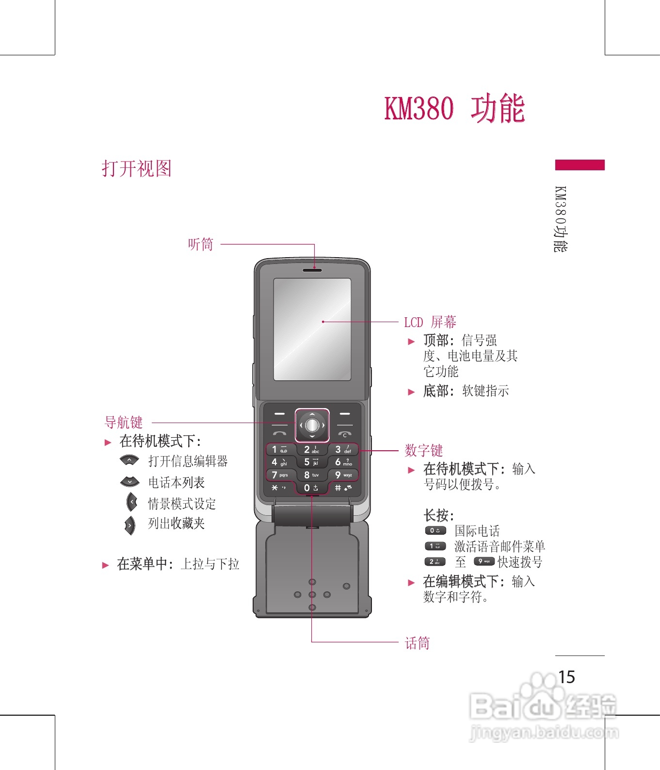 LG KM380手机使用说明书:[2]