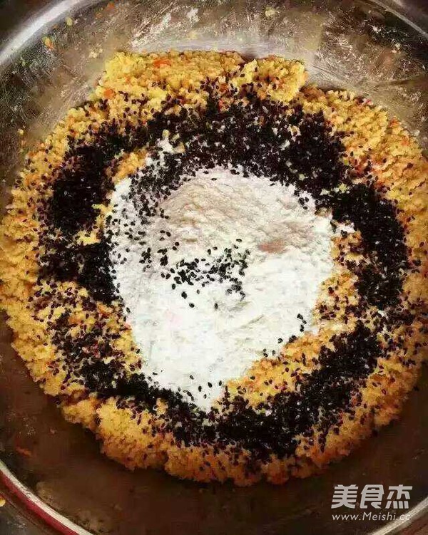 胡萝卜小米锅巴