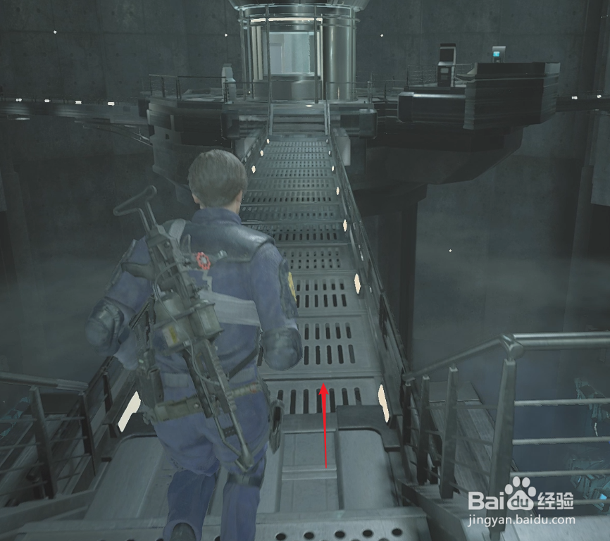 生化2重制版里昂里关攻略74:到达最后一处存档点