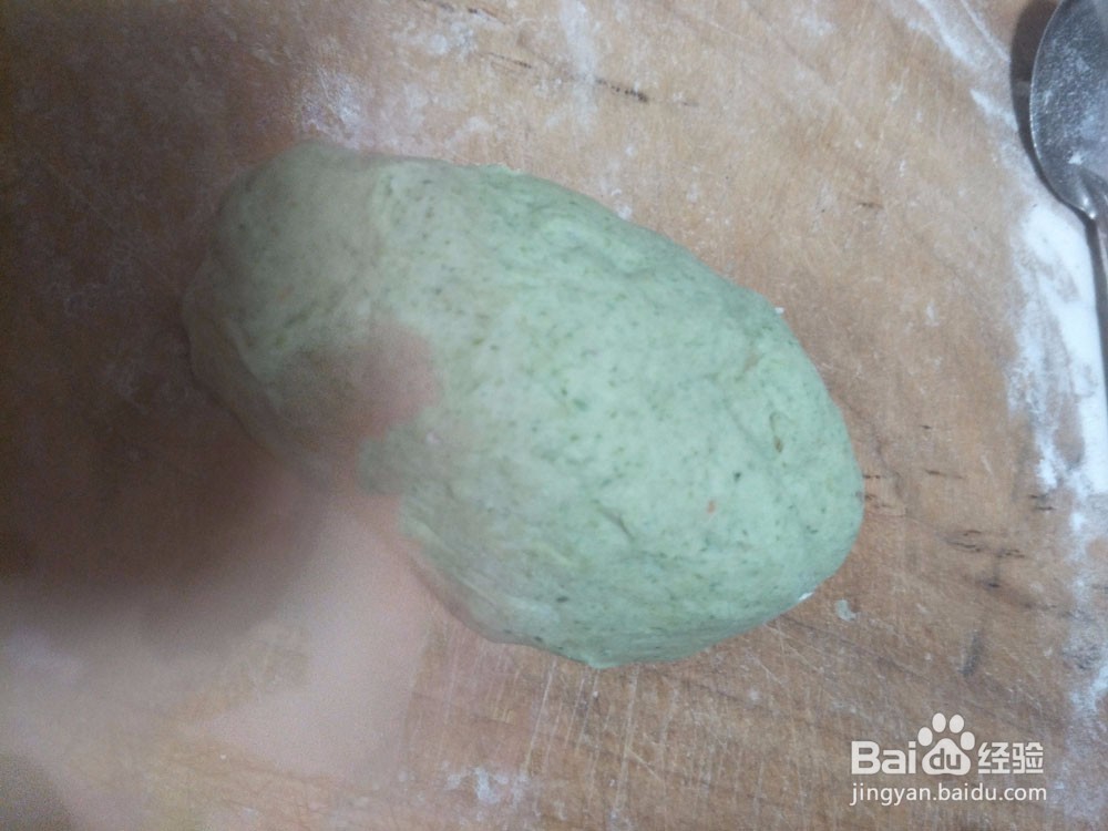 菠菜面条小兔子的做法