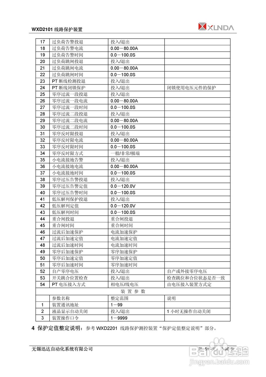 WXD2151电压互感器保护装置说明书:[6]