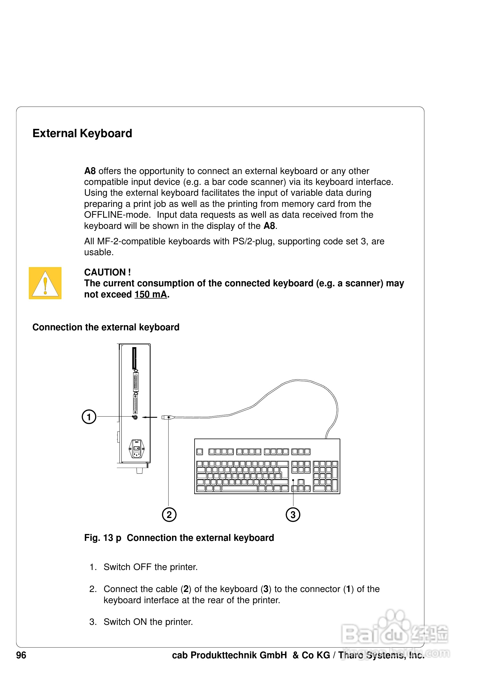 cab A8200打印机使用说明书:[10]