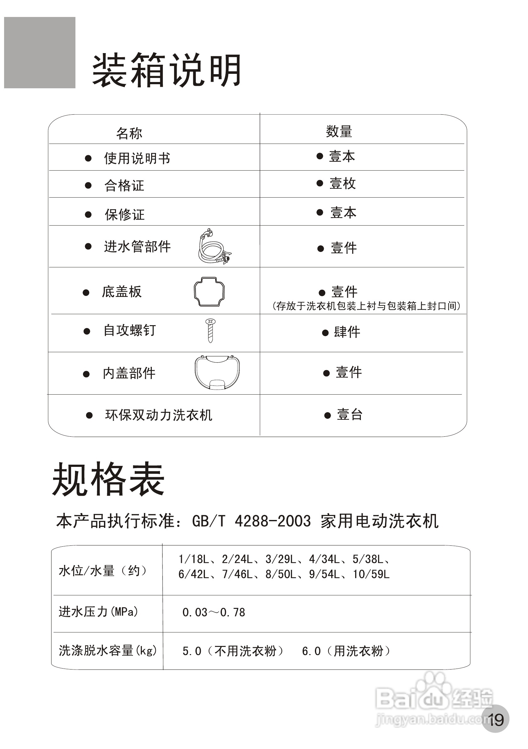 海尔XQSB60-JIN环保双动洗衣机使用说明书:[3]