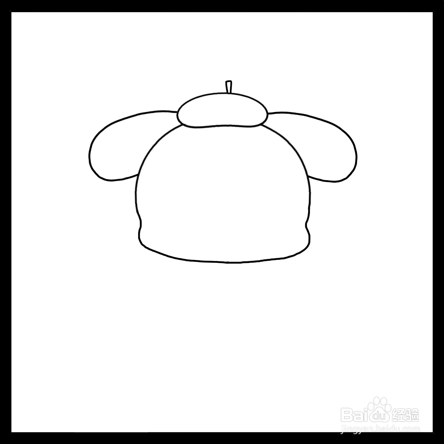 怎么画小狗简笔画(儿童简笔画)