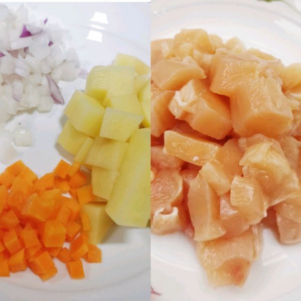 培根咖喱鸡焗饭