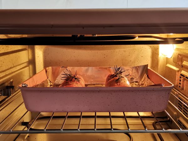 鸡肉培根苹果卷