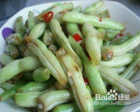 长寿养生美食——素焖扁豆的做法
