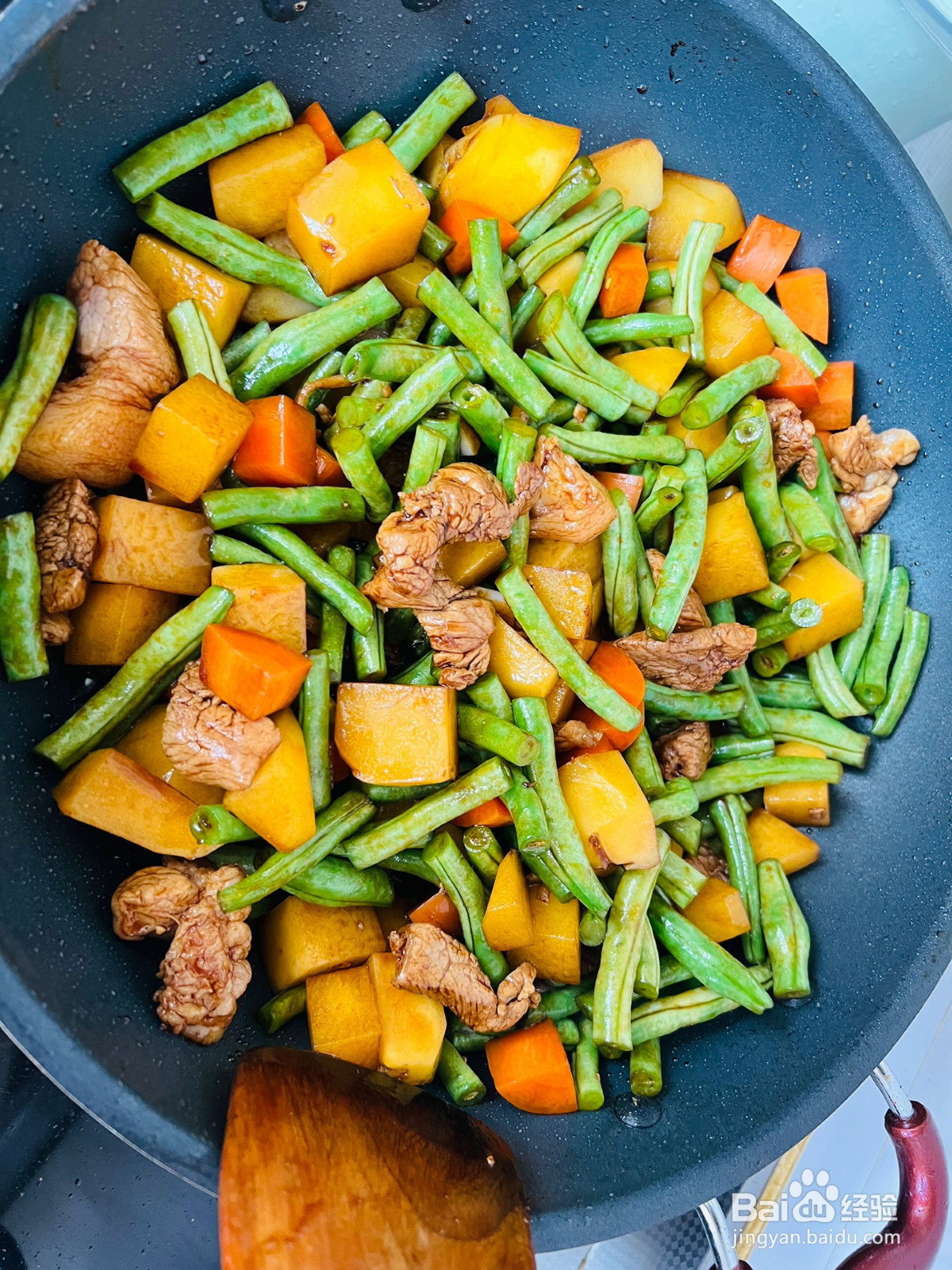 好吃的豆角焖饭的做法