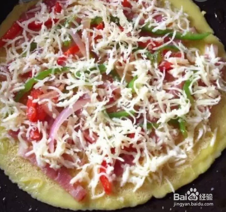 披萨蛋饼(快速早餐)