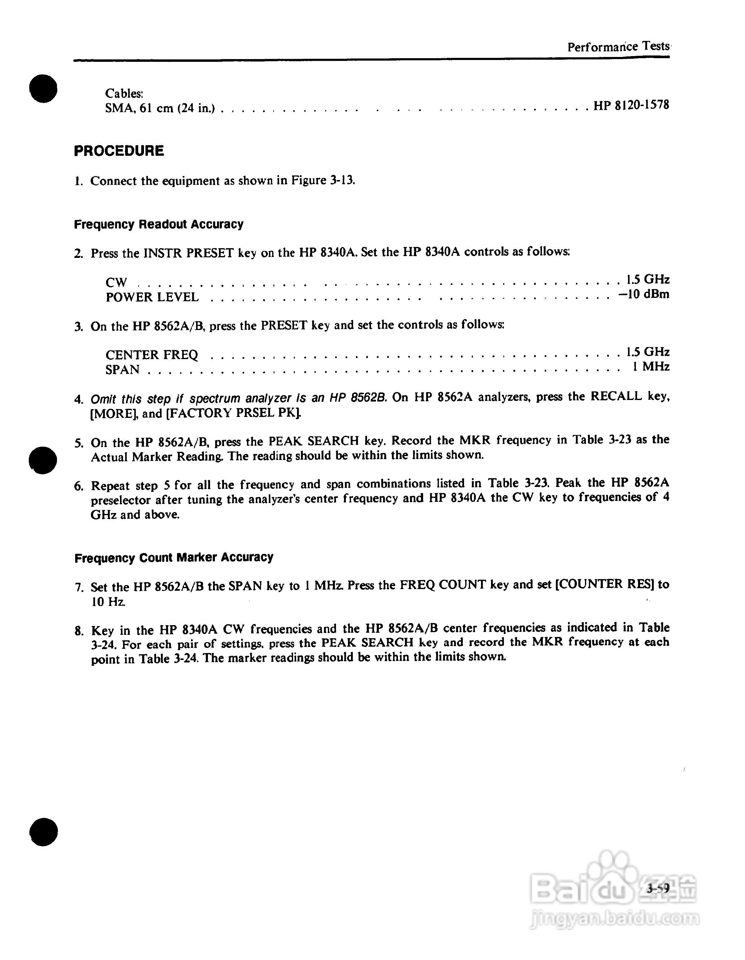 HP8562A/B分析仪使用说明书:[9]