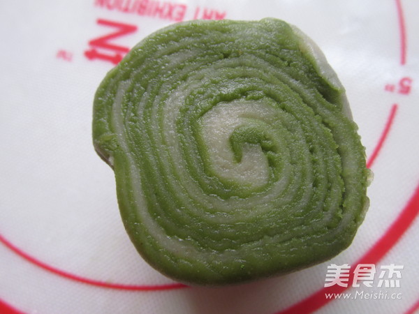 抹茶松子豆沙酥