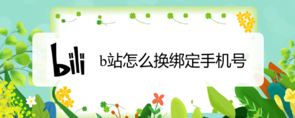 b站怎么换绑定手机号
