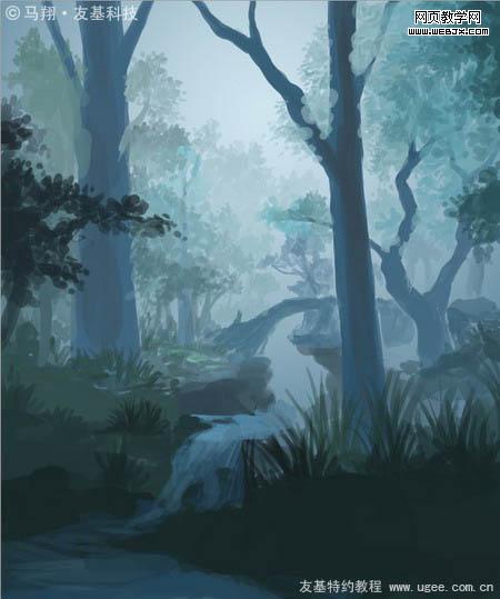 Photoshop鼠绘教程:唯美的梦幻森林