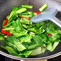 如何制作小白菜炒火腿