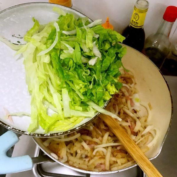 火腿鸡蛋煎土豆