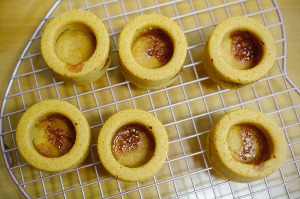 焦糖海盐玛芬盆栽蛋糕