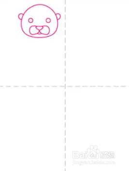 如何画一对水獭