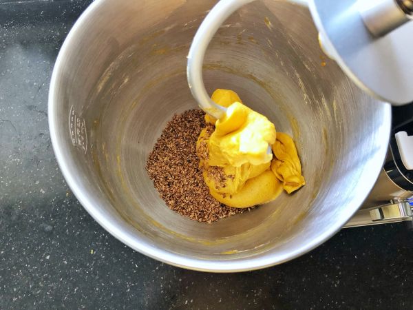 亚麻籽南瓜软欧包