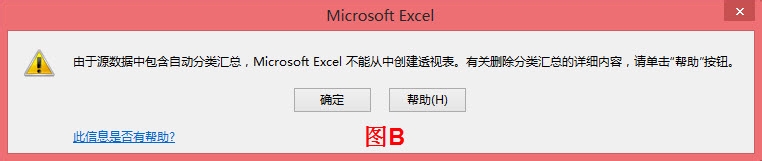 Excel数据透视前的注意事项