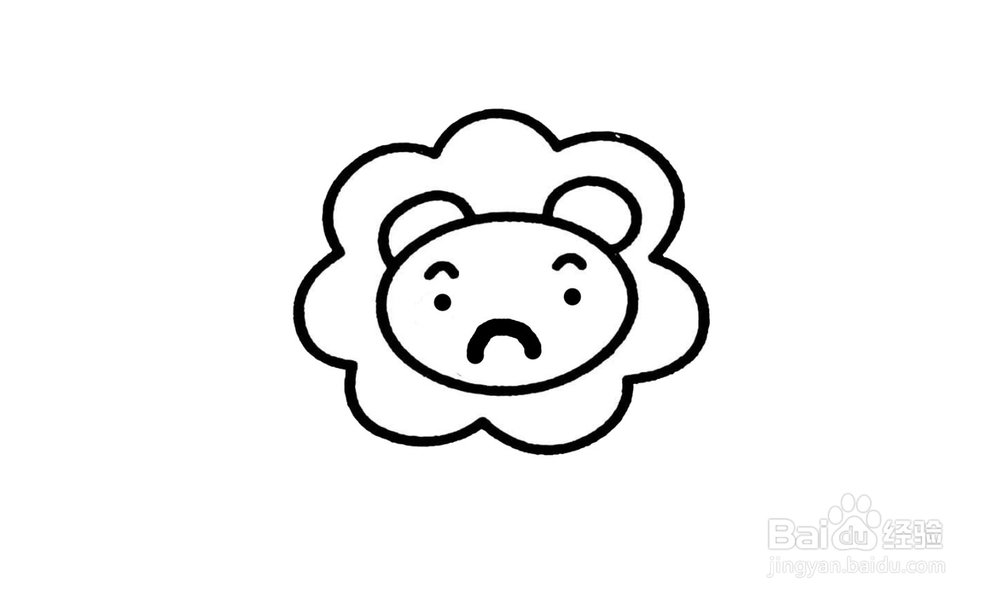 如何画出一个橙色狮子?