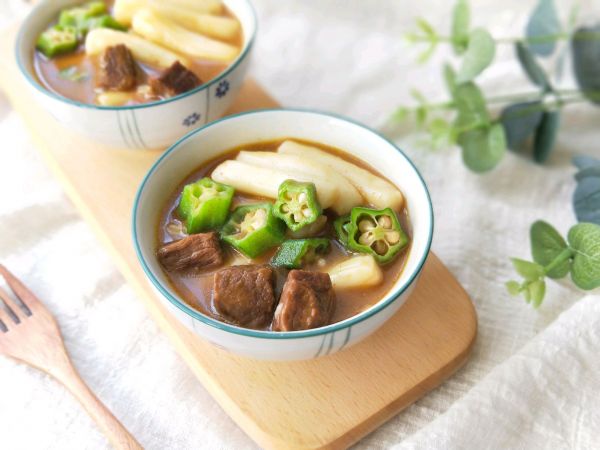 牛肉沙茶煨年糕(冬季你需要的暖与香)